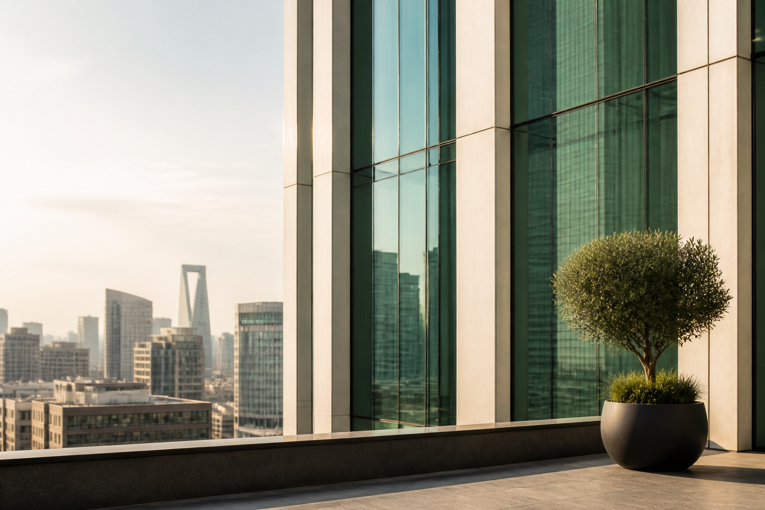 A quiet modern workspace representing clear client communications